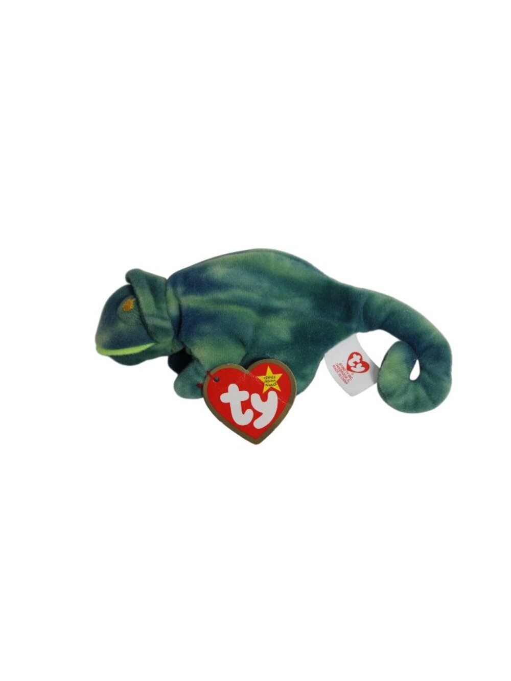 Vintage Teenie Beanie Babies Iggy the Iguana Collectible Plush Animal